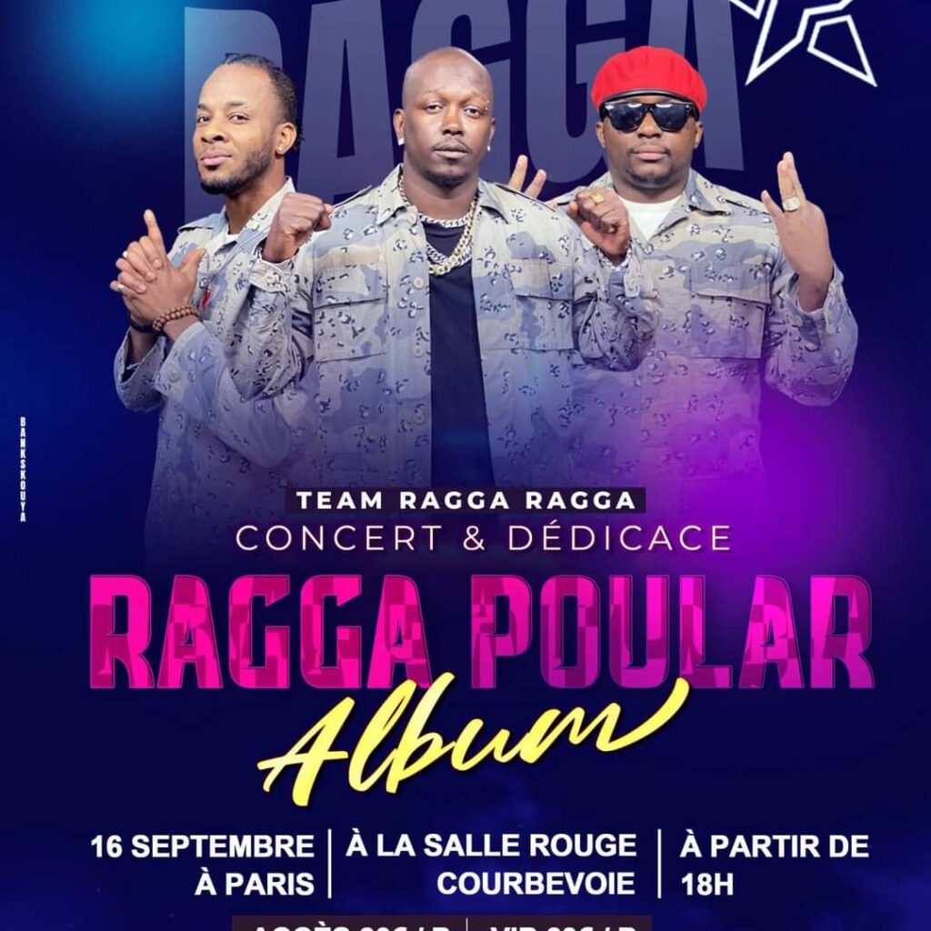 Concert Ragga Ragga à Paris : la billetterie en ligne est ouverte.