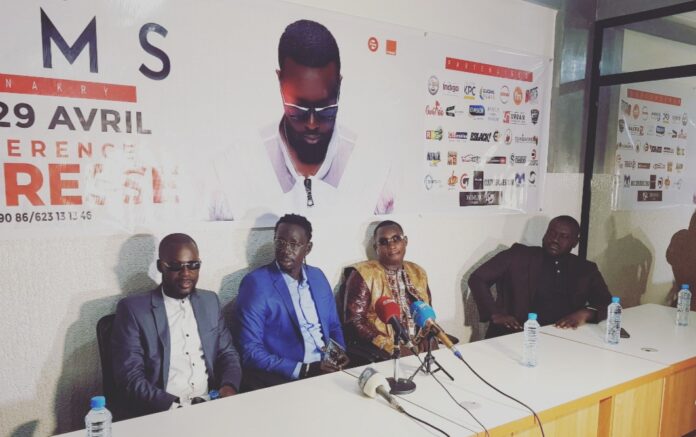 Concert de GIMS à Conakry : MLP & LMZ Group étaient devant la presse.