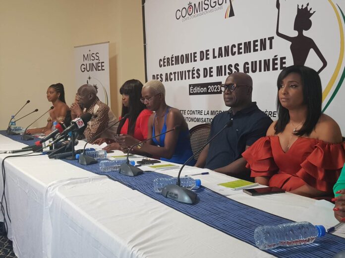 Miss Guinée 2023 : le COMISGUI était devant la presse.