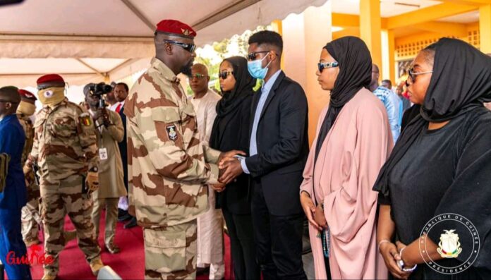 Le 𝗖𝗵𝗲𝗳 𝗱𝗲 𝗹’𝗘𝘁𝗮𝘁 𝗮𝗰𝗰𝘂𝗲𝗶𝗹𝗹𝗲 𝗹𝗮 𝗱𝗲́𝗽𝗼𝘂𝗶𝗹𝗹𝗲 𝗺𝗼𝗿𝘁𝗲𝗹𝗹𝗲 𝗱𝗲 𝗠𝗮𝗱𝗮𝗺𝗲 𝗛𝗮𝗱𝗷𝗮 𝗗𝗷𝗲́𝗻𝗲̀ 𝗖𝗼𝗻𝗱𝗲́ ( 𝗗𝗖𝗜-𝗣𝗥𝗚)