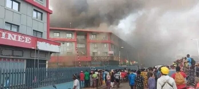 Incendie au Grand Marché de ‘Conakry ’ : la réaction de la Chambre du Commerce.