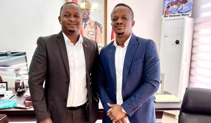 Culture: Marcus BLZ reçu par le Ministre Moussa Moïse.